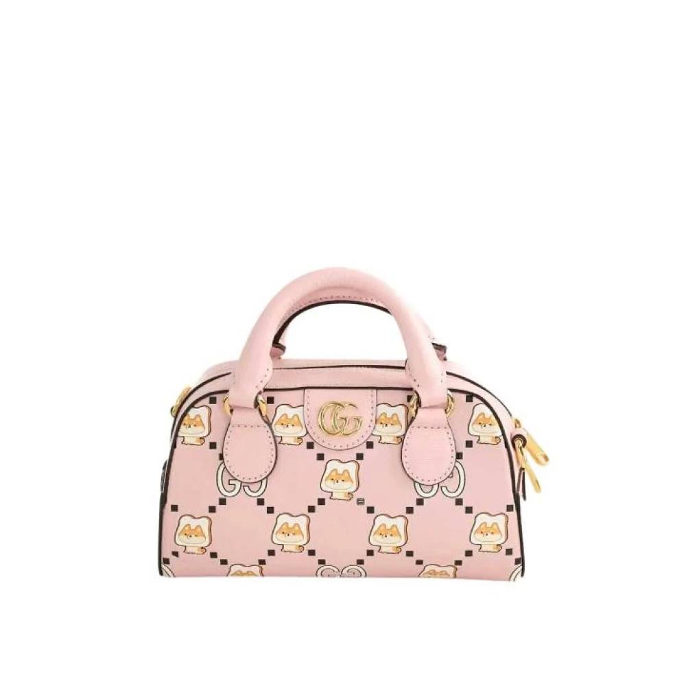 Gucci Vintage Pre-owned Mini Sac - Vintage - Dame - Lyserød - ONE SIZE - Læder