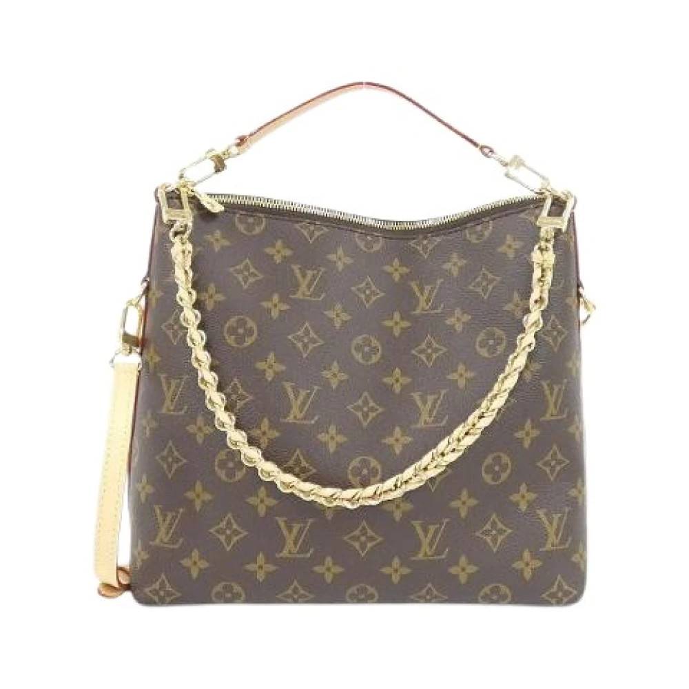 Louis Vuitton Vintage Pre-owned Monogram Skuldertaske - Vintage - Dame - Brun - ONE SIZE - Uld