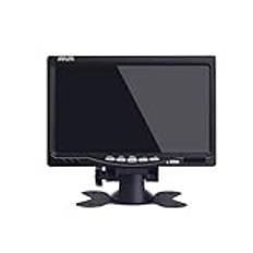 7" TFT LCD-skärm för backkamera, monitor, bil, SUV, skåpbil, lastbil