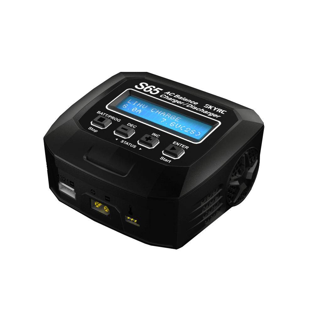 SKYRC S65 65W 6A AC Balansladdareurladdare för 2-4S Lipo-batteri