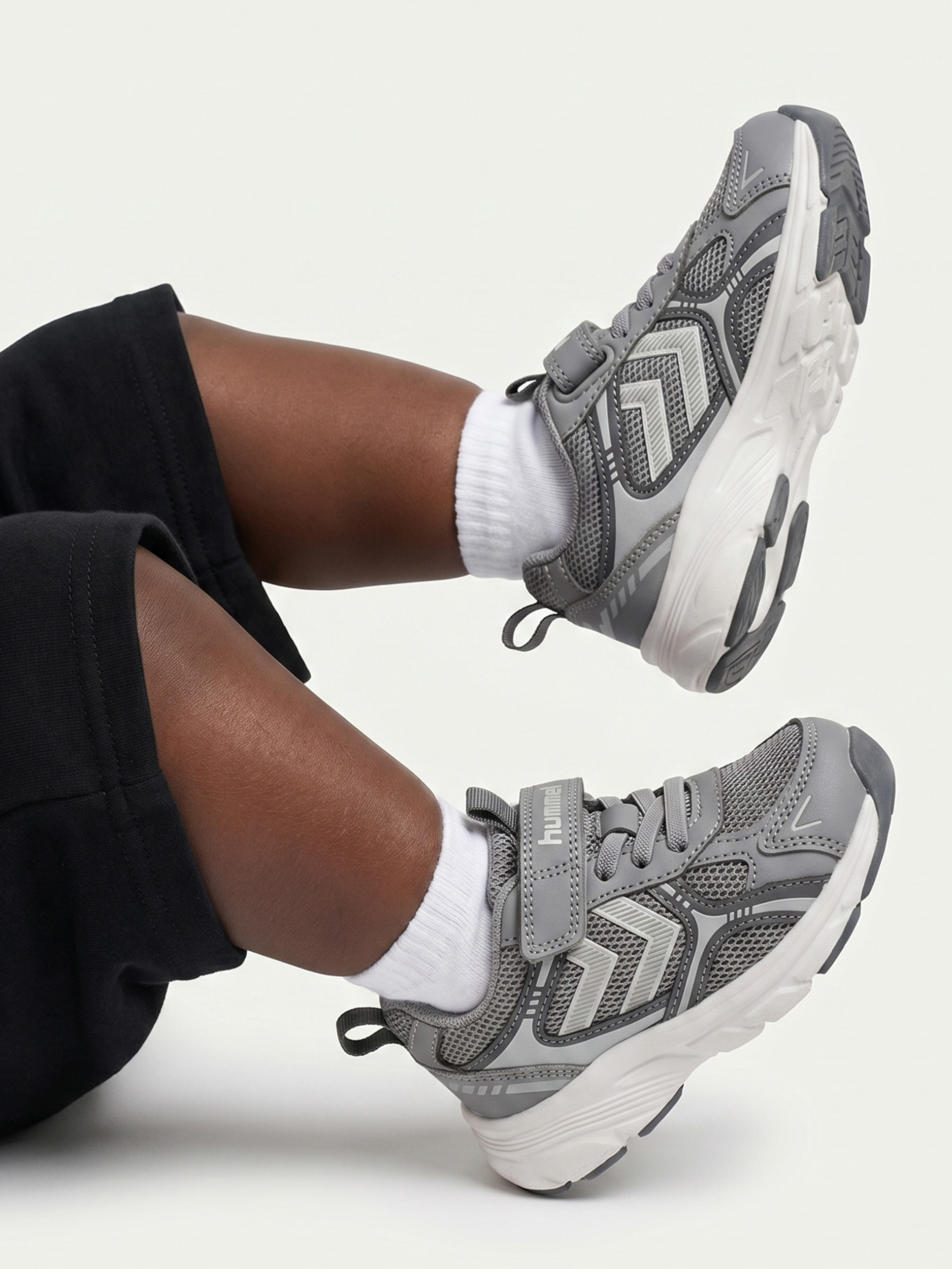 Hummel - Effort One Infant | Grey | Cross Trainers | Tumling | Str. 27 - Hurtig levering 1-2 hverdage