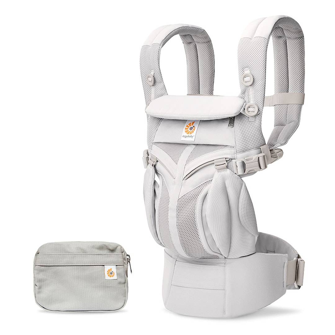 Ergobaby Omni Classic Mesh Bärsele Pearl Grey One Size Grå One Size 0-48 Months unisex