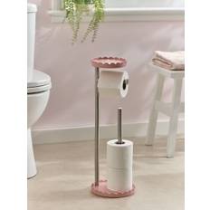 Next Pink Scallop Toilet Roll Holder