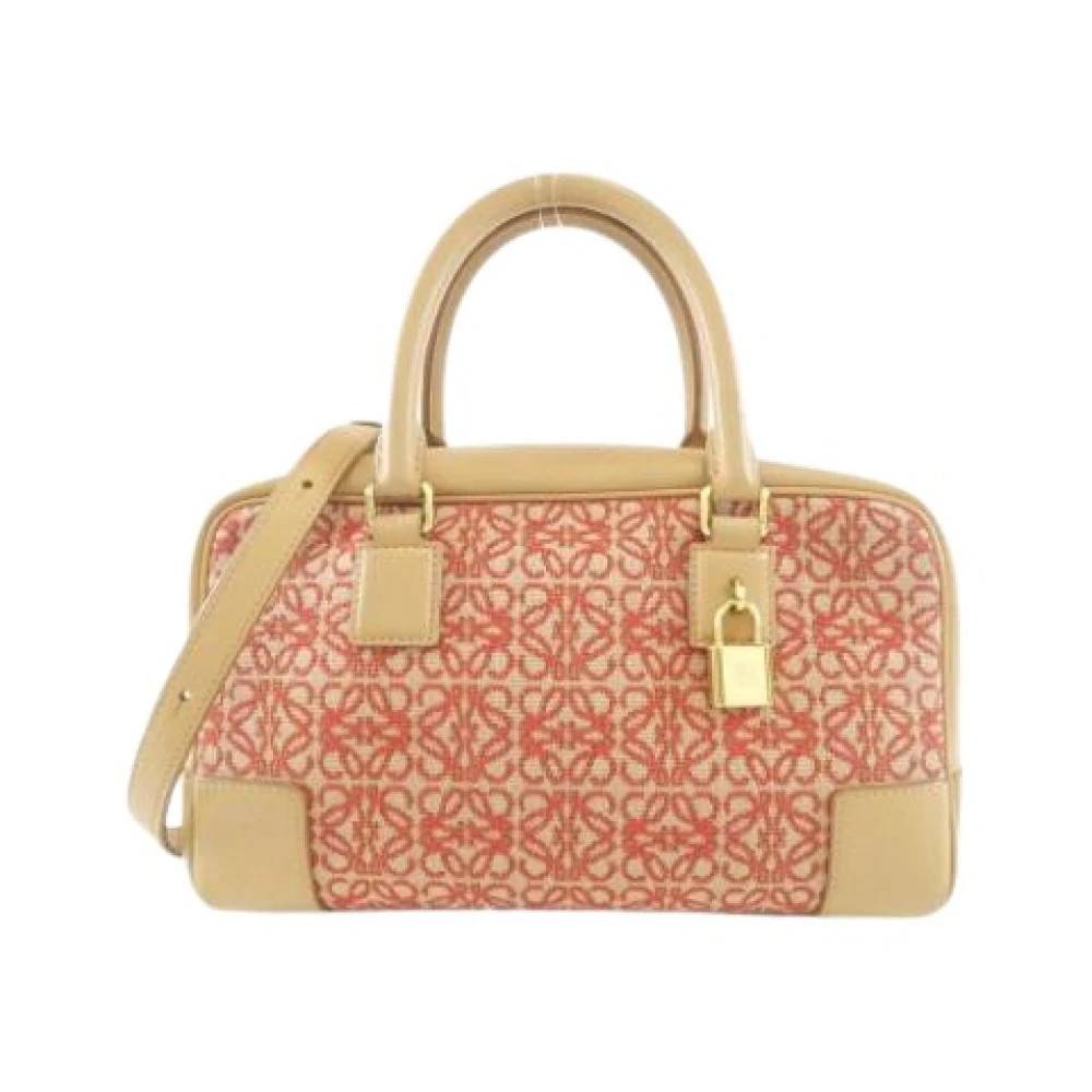Loewe Pre-owned - Pre-owned Canvas Handbag Vintage - Dam - ONE Size -