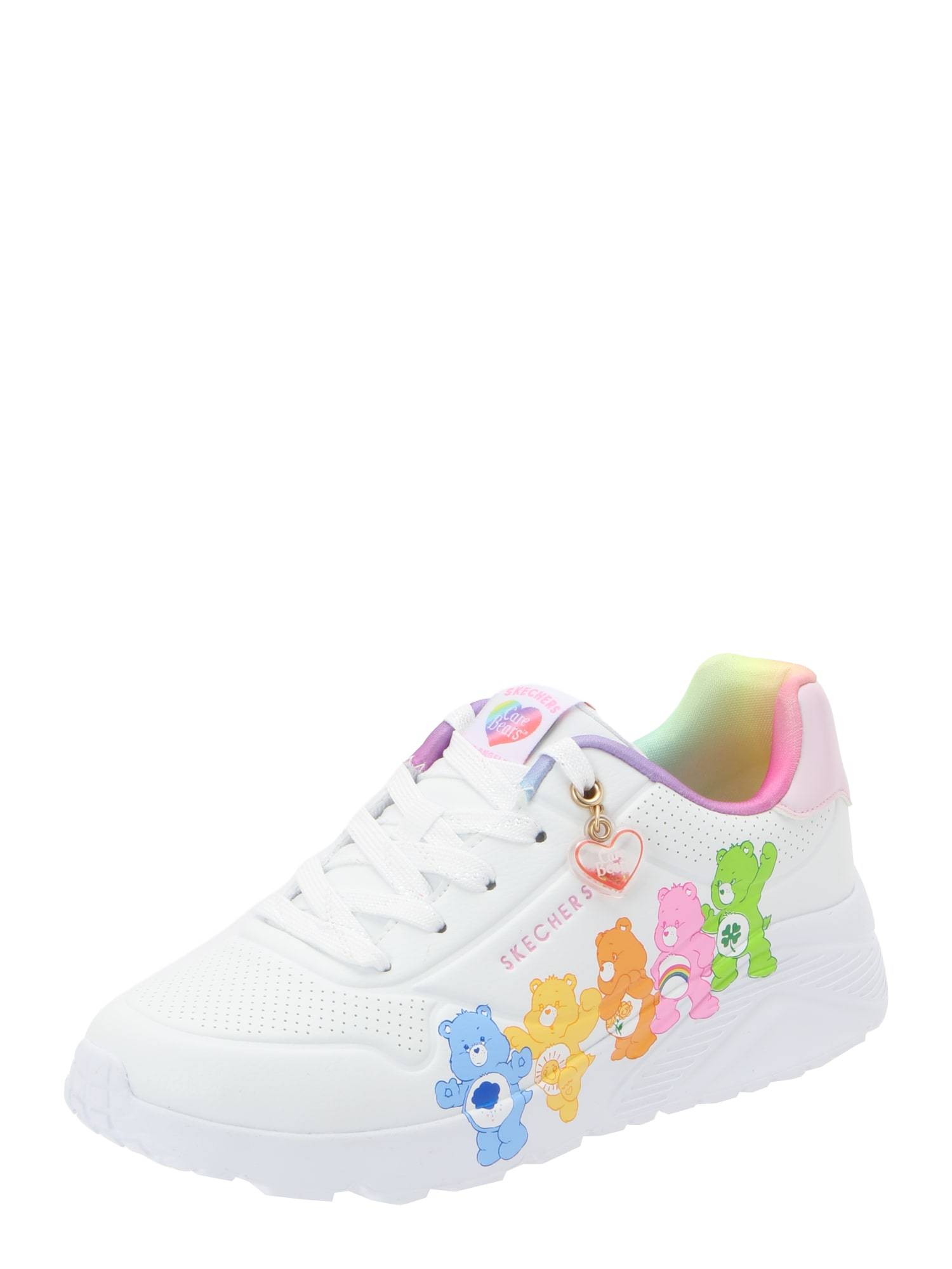 SKECHERS Sneakers 'Uno Lite - Care Bears  Bffs'  blå / grøn / pink / hvid
