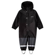 Kuling Douglas Fodrad Regnoverall Always Black 122/128 cm  Svart  122/128 cm  Unisex
