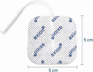 Elektrodepads med stikkobling - 5 x 5 cm. - 4 stk.