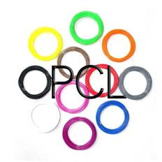 10x Blandede 5m PCL Samples til 3D Pen - 1.75mm