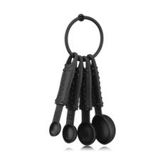 Bodum Bistro Måleskesæt - 4 dele - 1,25/2,5/5/15 ml - Plastik - Sort