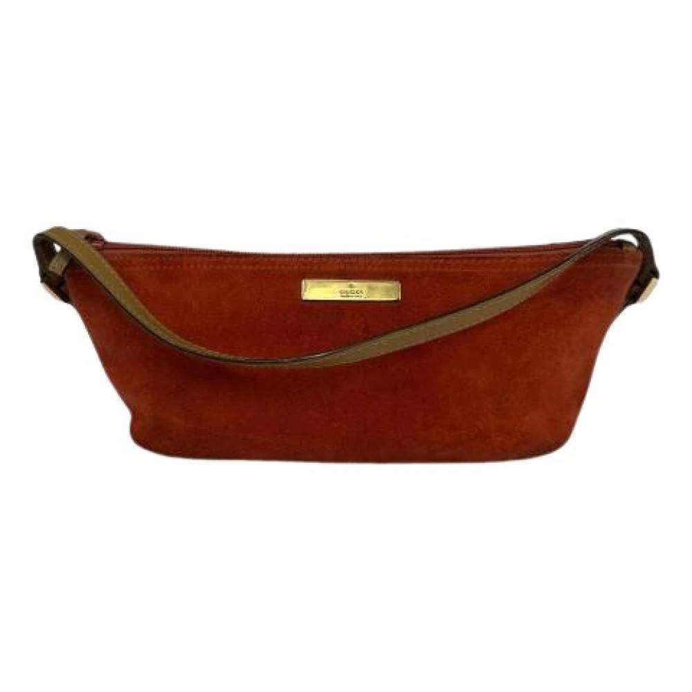 Gucci Vintage Pre-owned Vintage Skuldertaske - Vintage - Dame - Rød - ONE SIZE - Uld
