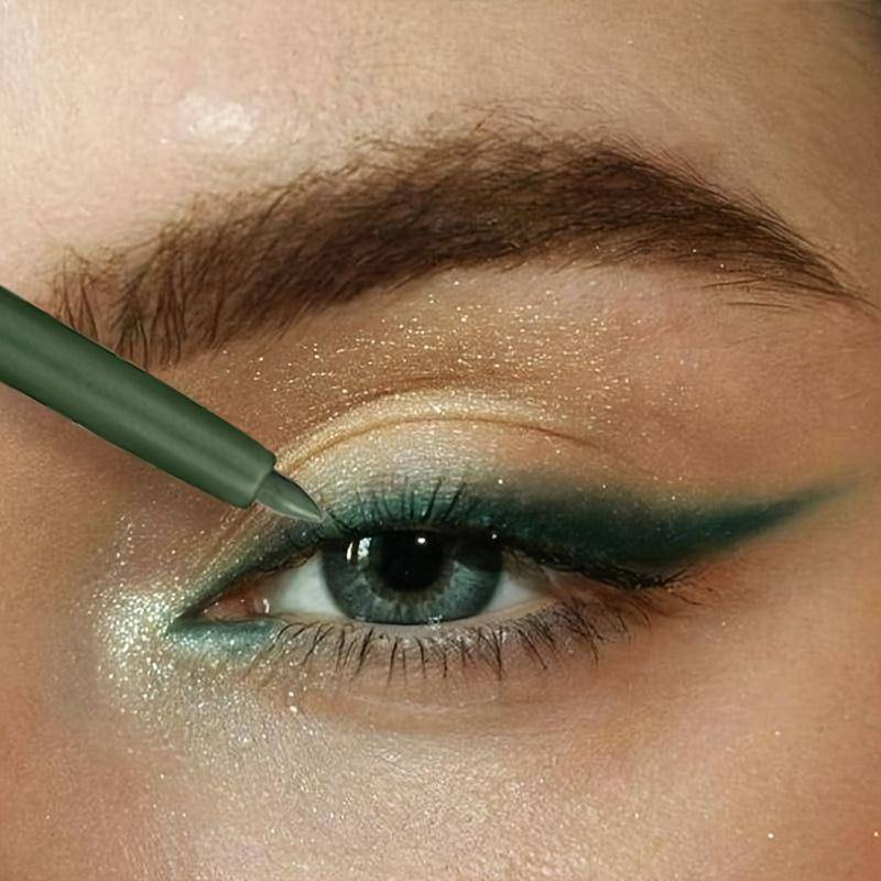 Eyeliner Gelpenna Vattentät Långvarig Lätt att Applicera Ögon Skönhet Smink Naturlig Matt Liggande Silkesmask Eyeliner