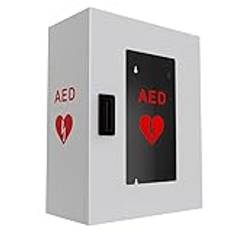 ISOP AED-Defibrillator Förvaringsskåp | Väggmonterad Första Hjälpen-Låda | Universell Skåp För Nödutrustning, Brandstege, Brandutrymningsset Eller Räddningssurvivalkit