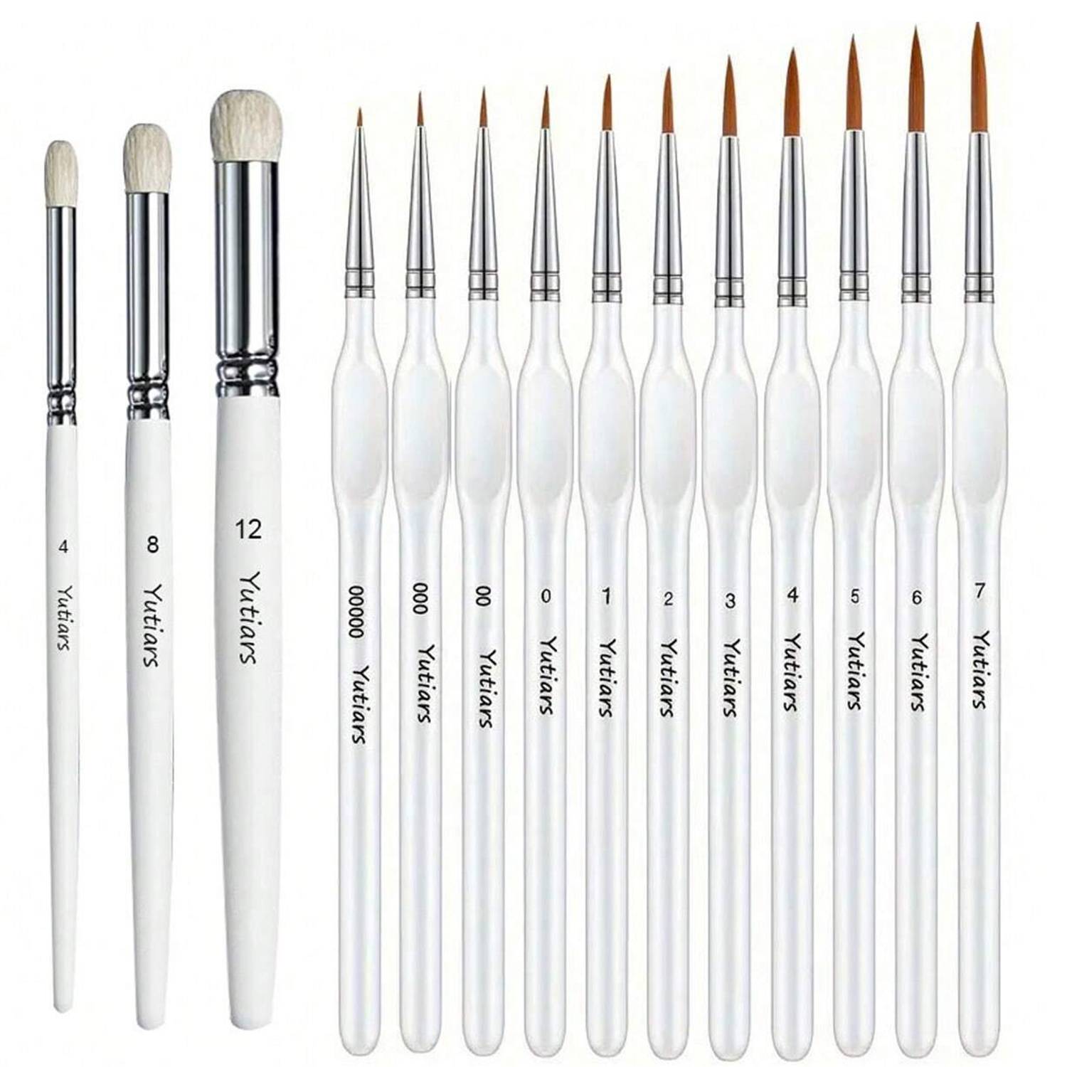 3/6/11/14pcs Professional Micro Miniature Paint Brush Set for Warhammer 40K DND Paint by Numbers Fantasy Scale Model Enamel Art