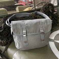 US style canvas messenger bag (Gray)