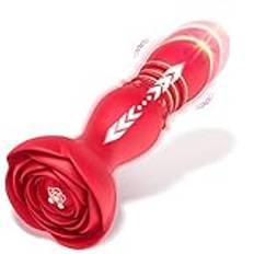 Sex Toys Anal Butt Plug for Men Women - Male Prostate Massager Womens Vibrator Dildo Adult Sex Toy 10 Vibrating & 6 Thrusting Modes, Remote Control Vibrators Erotic Wellness & Massager for Gay Couples