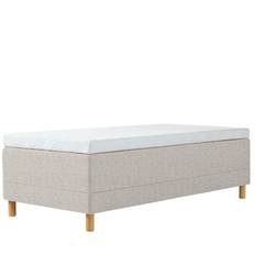 Promise ramsäng enkelsäng - Vit/Beige/Grå/Ljusgrå/Mörkgrå/Taupe