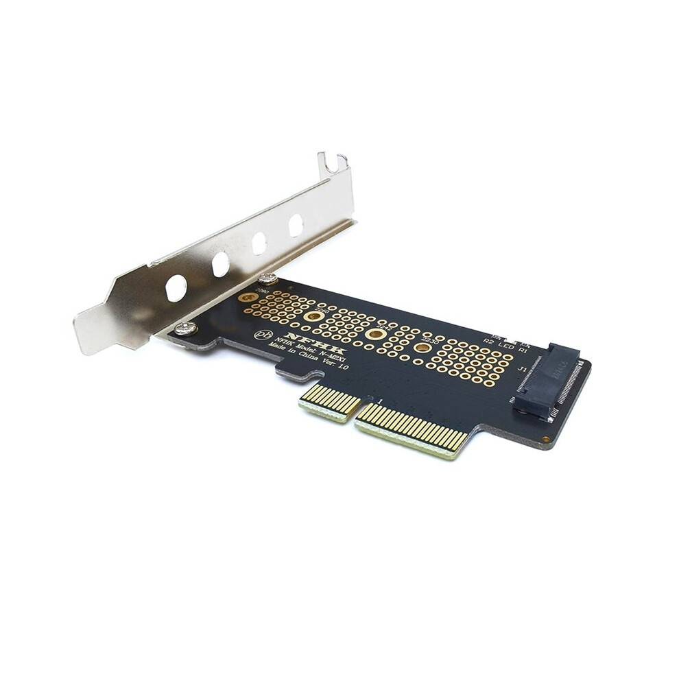 4X M.2 NVME SSD NGFF to PCIE 3.0 X4 Adapter PCIE M2 Riser Card Adapter Support 2230 2242 2260 2280 Size NVMe M.2 SSD