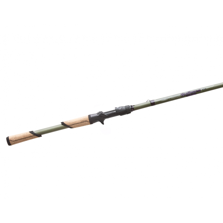 St. Croix Mojo Bass Glass Trigon Casting - Mid-Crank - 7'2" Medium Moderate