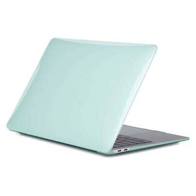 Transparent skyddshölje, kompatibelt med MacBook, hållbart hårdplastskal, skyddande hölje, lämpligt för MacBook Air och Pro (grön) (Multi-size)