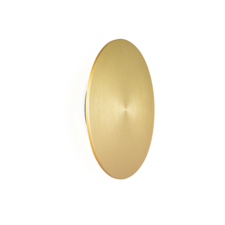 Miles LED væglampe Wever & Ducré - Guld / Model 3.0 Round / 3000K/kold hvid