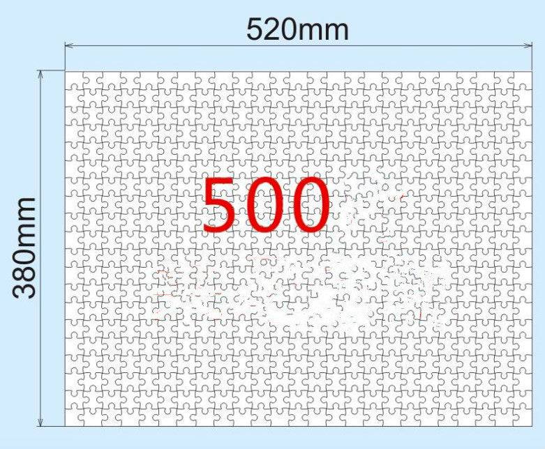 Wooden puzzle - 520x380 / 500pcs (520x380)