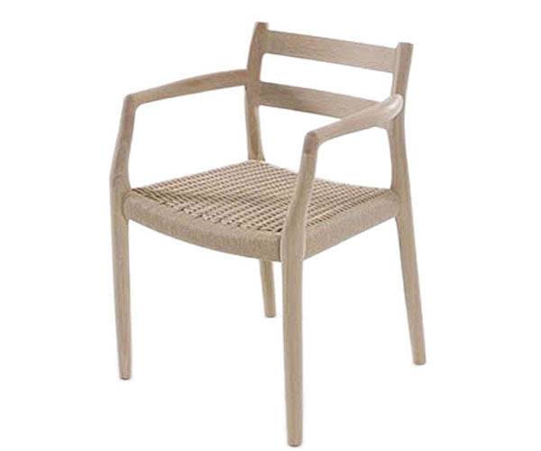 JL Møller - Model 67 stol - Eg - Flet - Natur Flet