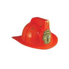 Kid's Fire Chief Light Up Costume Helmet with Sound