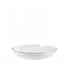 Plate "hammered" i glas fra Broste Copenhagen