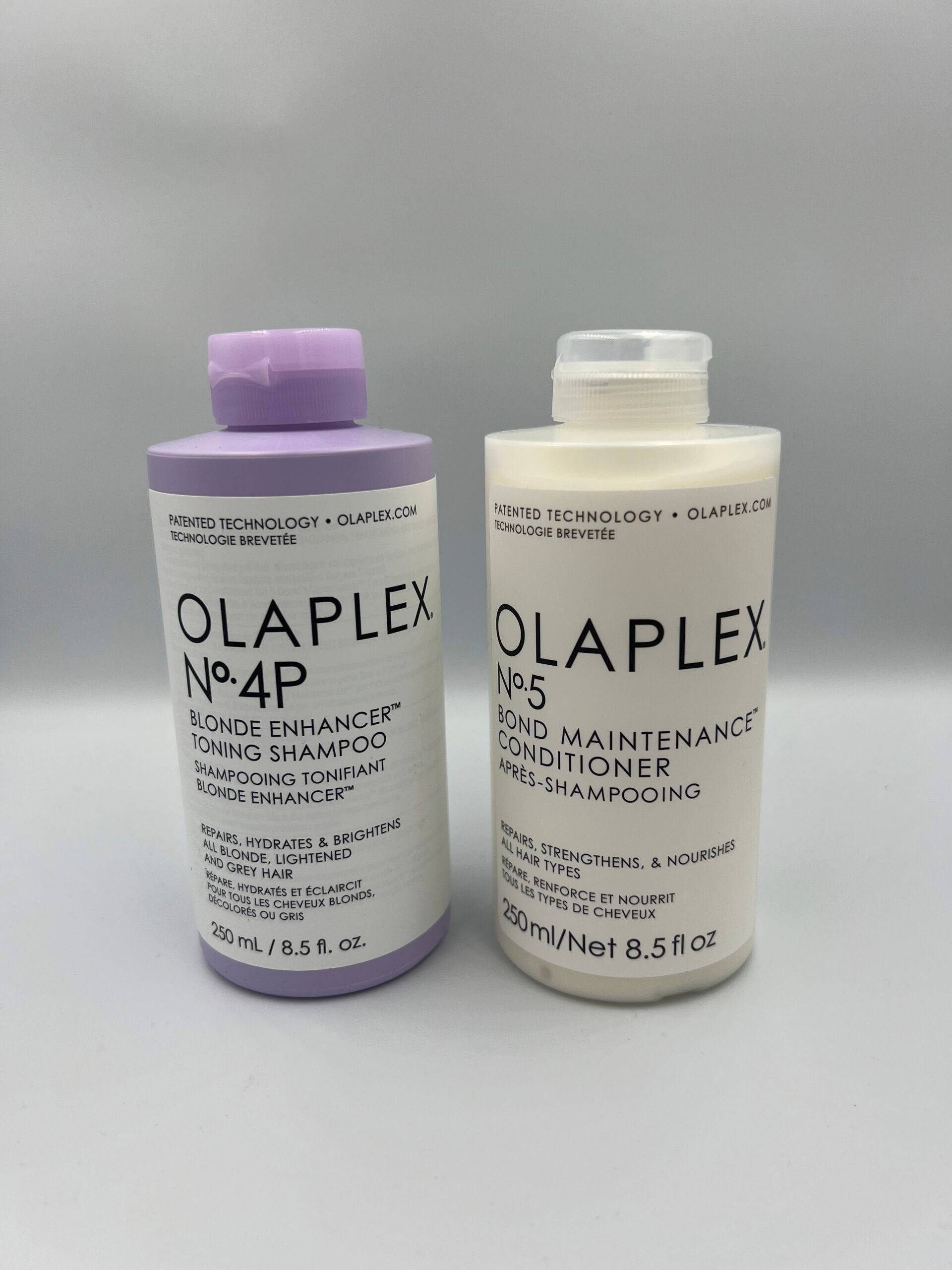 Olaplex Blonde Enhancer Toning Shampoo No.4P & Bond Maintenance Conditioner Sæt / Kit