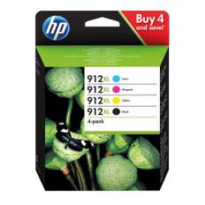 Value pack! HP 912XL BK-C-M-Y blækpatron 52 ml |3YP34AE| original