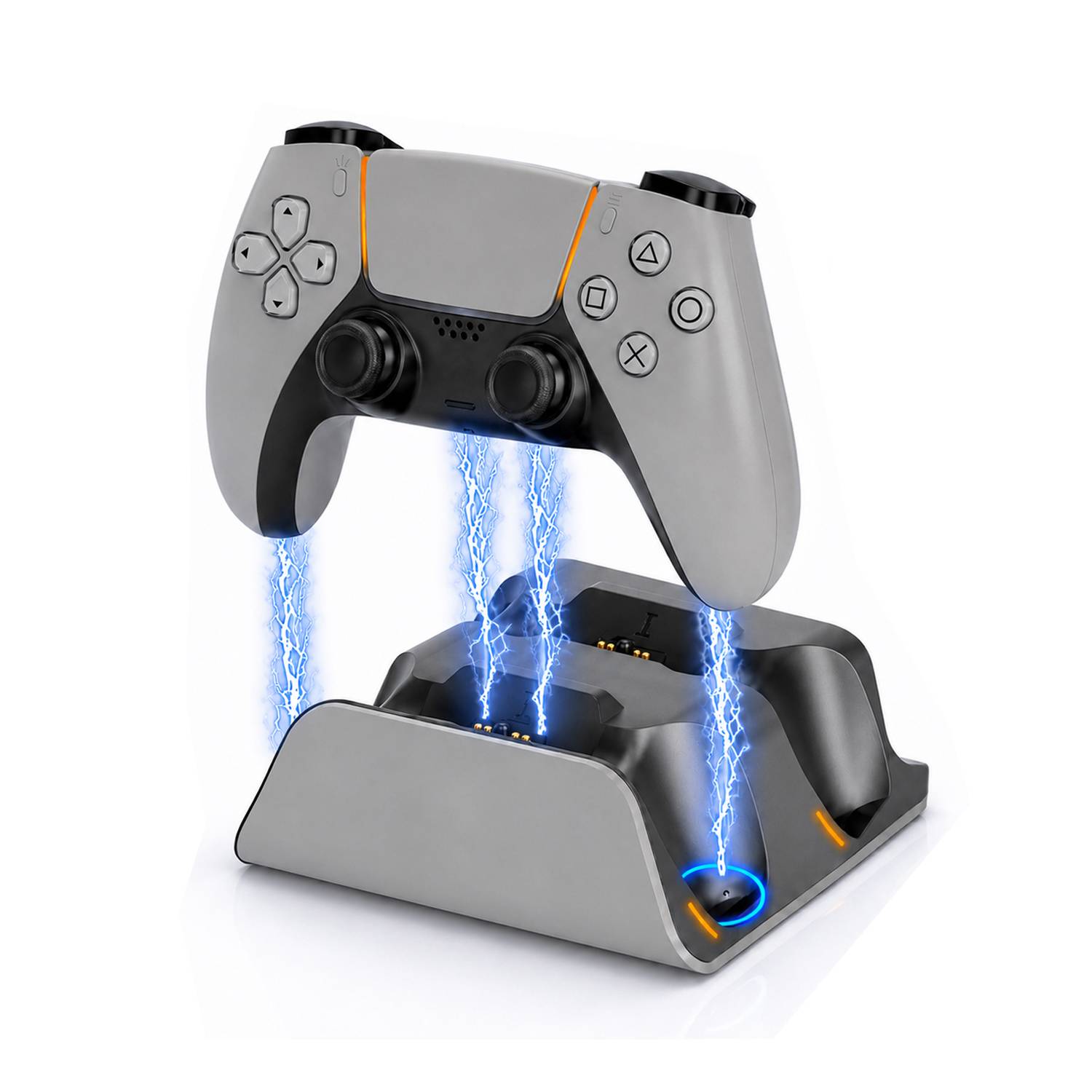 Fast Charging Dock for PS5 Controllers Dual Wireless Gamepad Charger Station PlayStation 5 Charging Stand Accessories