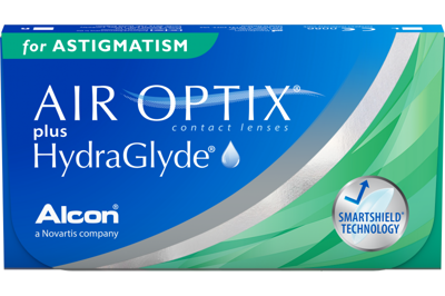 AIR OPTIX plus HydraGlyde for Astigmatism, +0.50, 8,7, 14,5, 6, 6, CY: -1.25, AX: 100
