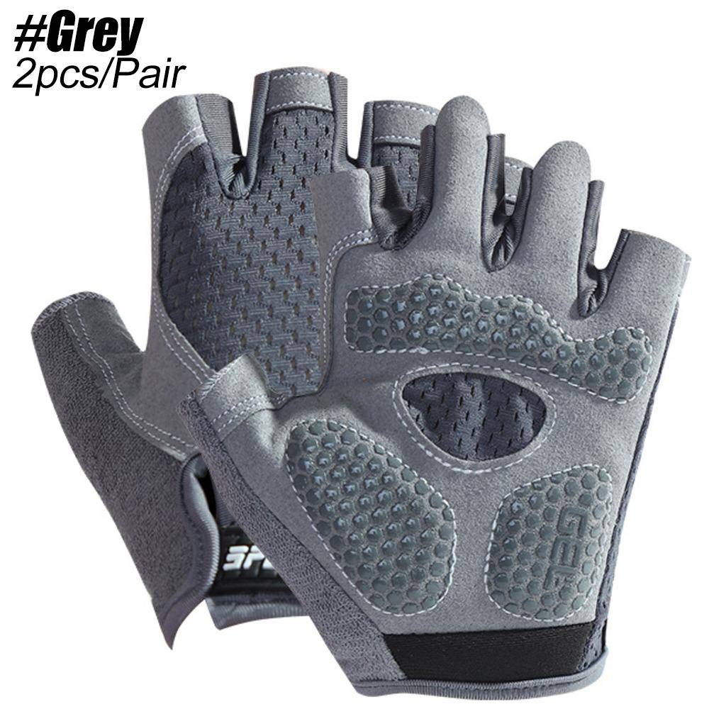 1Pair Kids Cycling Gloves Breathable Half Finger Bike Gloves Non-Slip for Outdoor Sports Roller Skating M