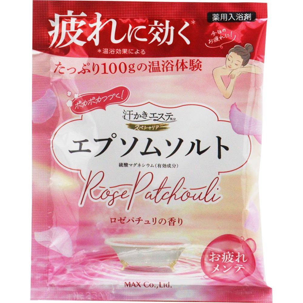 Ros Patchouli Epsomsalt 100g