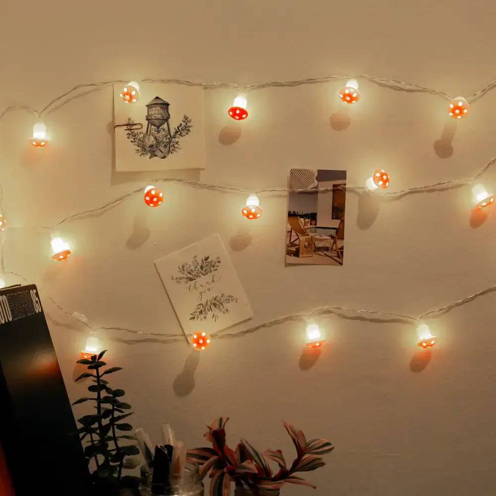 Mushroom USB garland