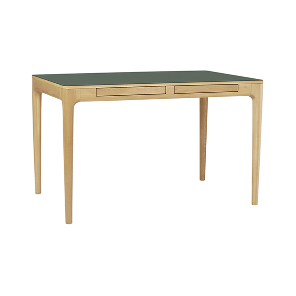 Umage Heart'n'Soul skrivebord - Eg med Moss Green laminat