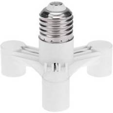 E27 to 3 e14 / e27 to 4 e14 led glödlampa bas glödlampa ljussockel adapter splitter omvandlare skruv mänsklig induktionslampa hållare
