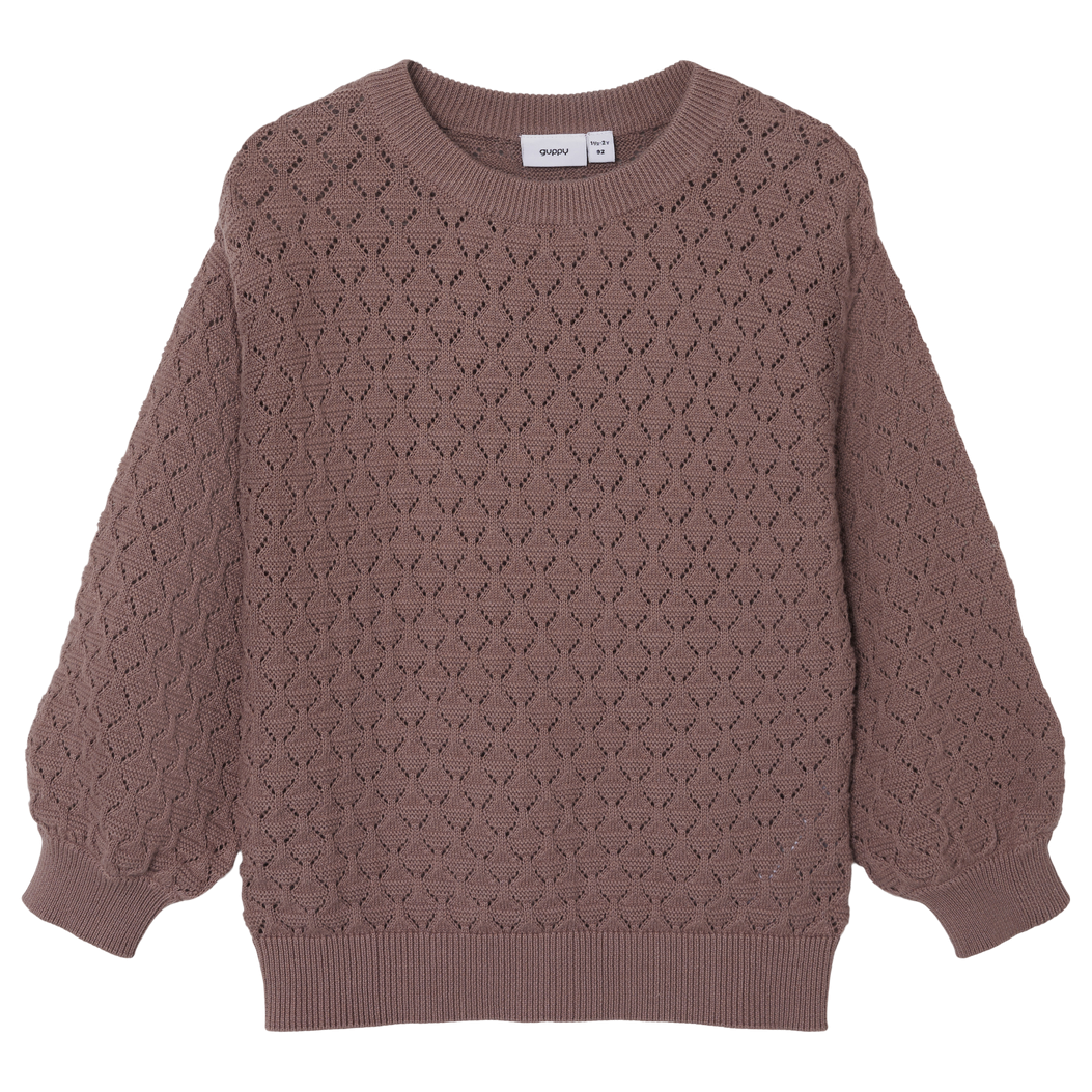 Guppy Focia Pige Striktrøje - Twilight Mauve - 104