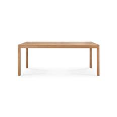 Jack Outdoor Rectangular Dining Table - Teak - 300x110cm
