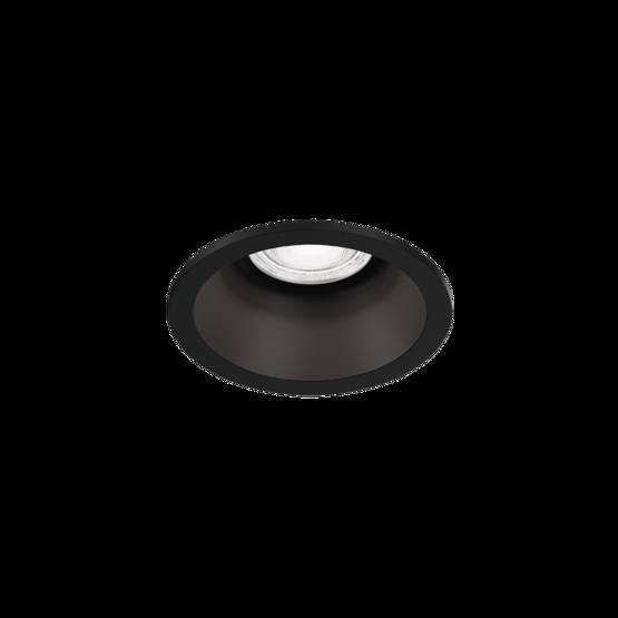 Deep petit IP65 udendørs indbygningsspot (3000K), sort