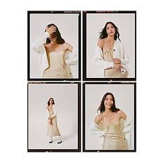 Satin Square Neck Midi Slip Dress - sand - 40