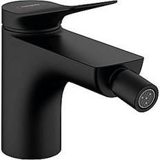 hansgrohe Vivenis bidetarmatur med løft-op bundventil, mat sort