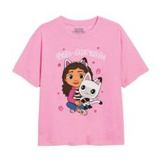 Gabby´s Dollhouse Girls Purrfect Friends T-shirt 5-6 Years ljusrosa färg