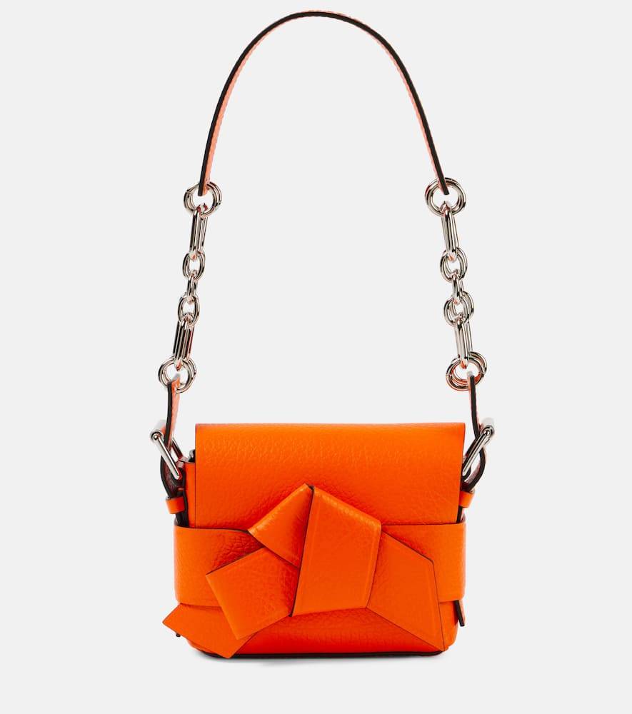 Acne Studios Bolso al hombro Musubi de piel - naranja - Talla Única