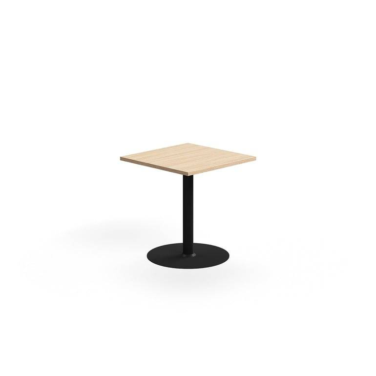 Bord VERTICUS, 700x700x720 mm, svart/ek