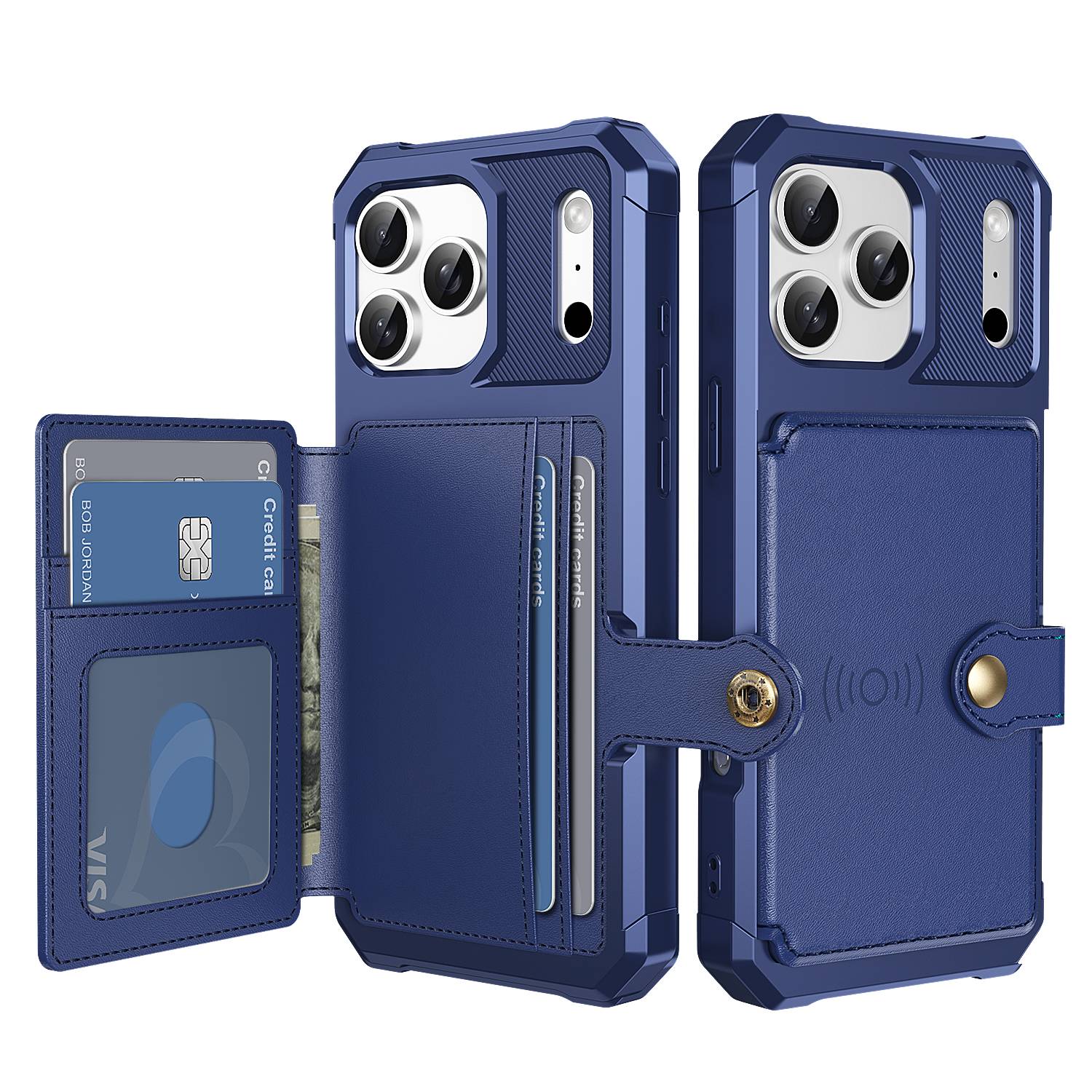 Tough Multi-slot Cover iPhone 18 Pro Max Blå