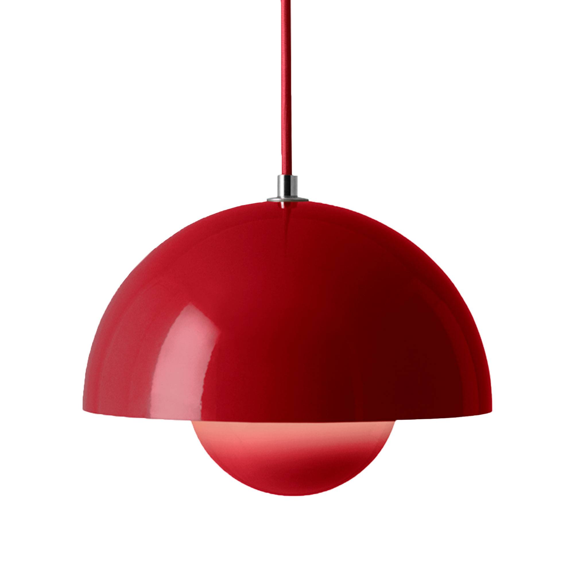 Flowerpot VP10 Pendel, Ø16 cm, af Verner Panton Vermilion Red.