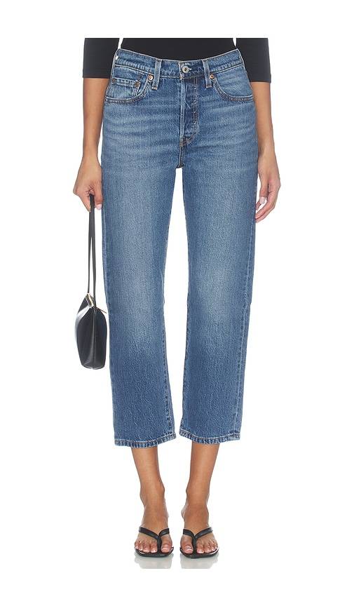 LEVI'S GERADE GESCHNITTENE JEANS 501 CROP in Blue. Größe 31. Also in 24, 25, 26, 27, 28, 29, 30, 32.