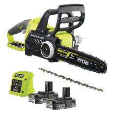 Ryobi OCS1830-0C ONE+ 18V Kædesav med 2 stk. 2,0Ah batteri og lader