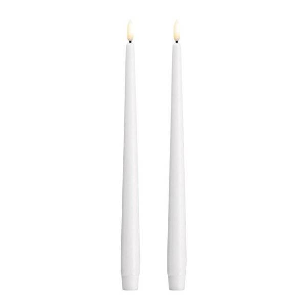 Moods & More - Kronljus LED 2,3x30 cm 2-pack silk white